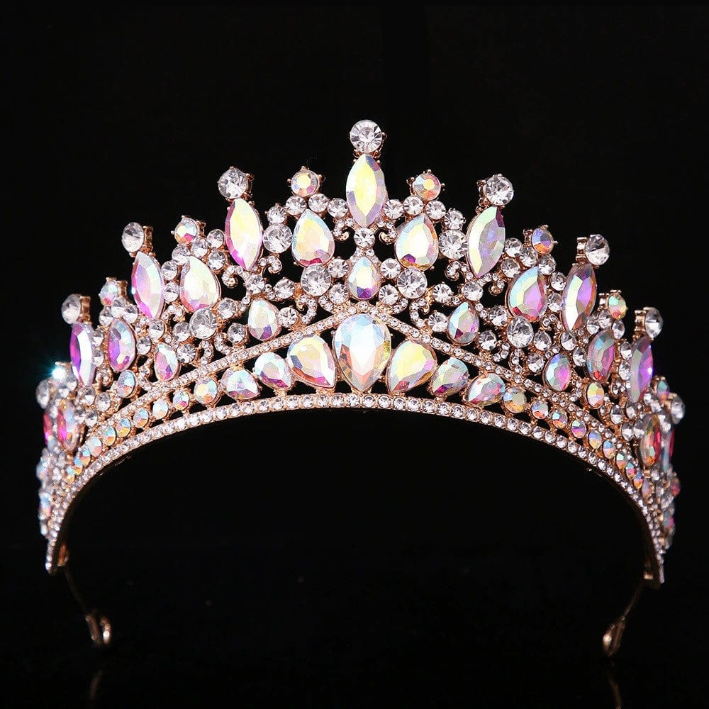 Multicolor Sunnypetal Girls Princess Crown and Tiara for Birthday Party Pageant Prom