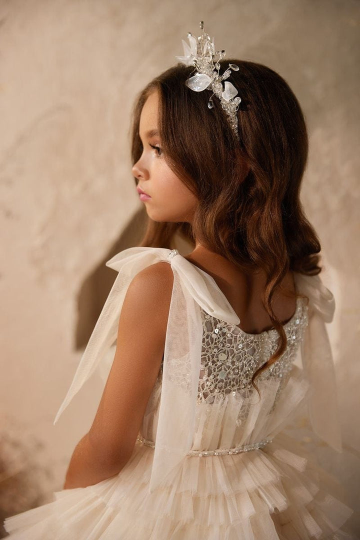 Sunnypetal Enchanted Fairy-Tale Princess Flower Girl Dress for Special Occasions