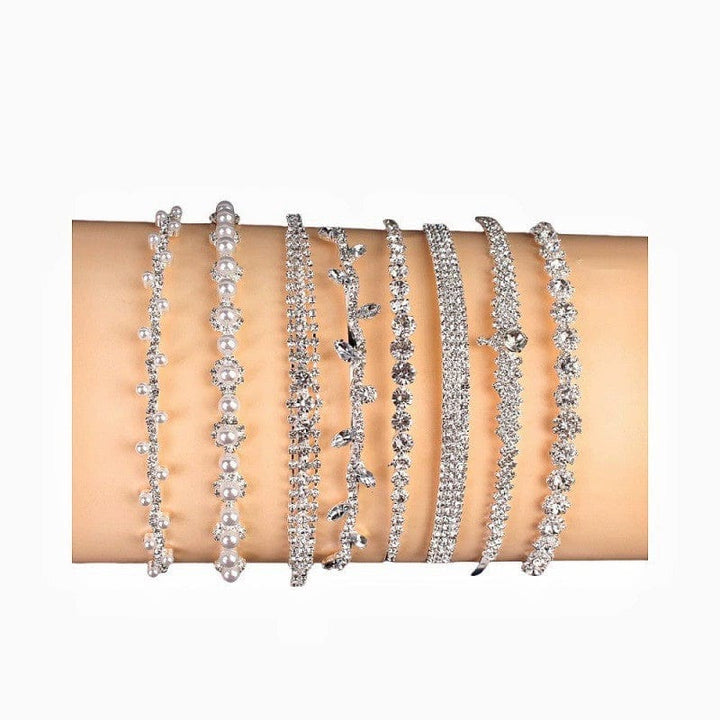 Sunnypetal Rhinestone Sparkling Headband Elegant Thin Headband Girl Headdress