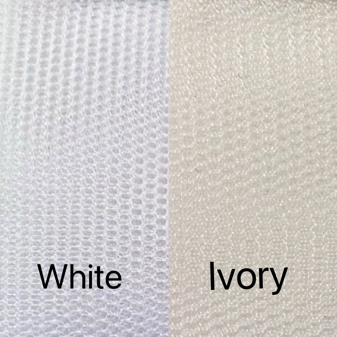 3m / Ivory Sunnypetal Glitter Tulle Communion Dress with Floral Lace & Flowing Shoulder Capes