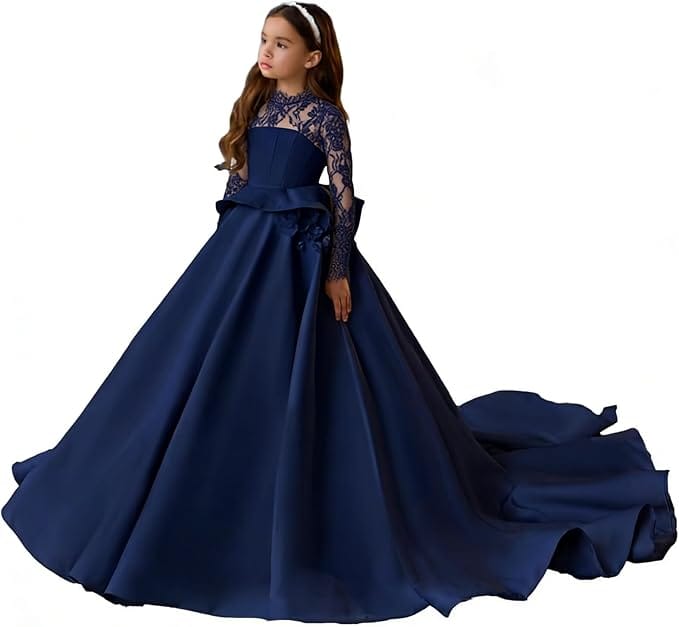 long sleeve communion dress Royal Grace Gown As in the photo White Original Dress from Pentelei Holy Communion Dress,long Sleeve Flower