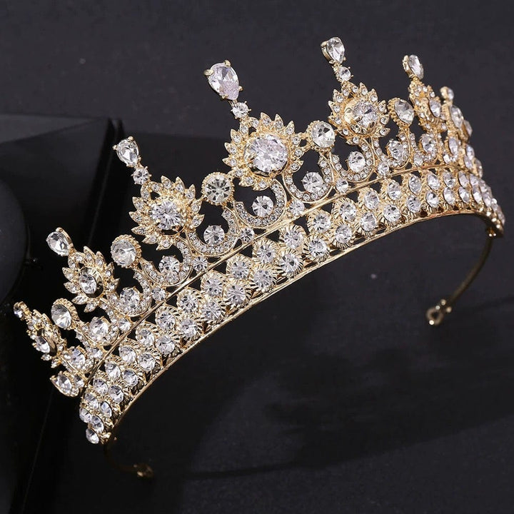 Sunnypetal Tiaras Crown for Girls Crystal Headbands Princess Wedding Pageant and Party
